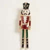Fashnzfab Holiday Nutcracker Soldier Pin Brooch In Multi