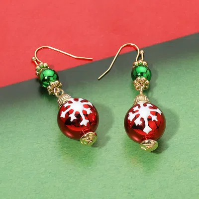Fashnzfab Holiday Ornament Drop Dangle Earrings In Multi