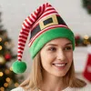 Fashnzfab Holiday Striped Elf Pom Hat In Multi