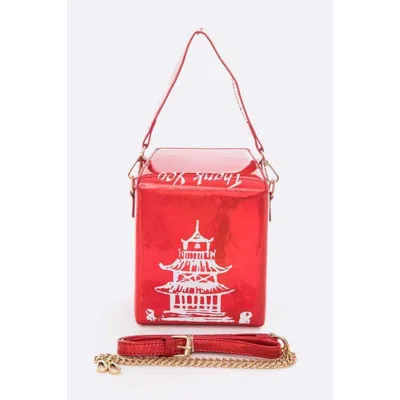 Fashnzfab Holographic Iconic Chinese Take Out Box Clutch
