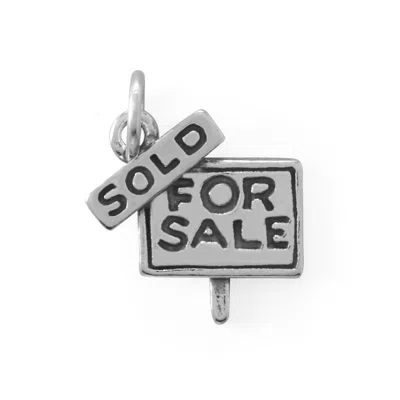 Fashnzfab Home Sweet Home! Oxidized 3d For Sale/sold Charm In Black