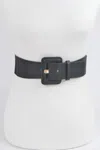 Fashnzfab Hot Fix Plus Size Stretch Belt In Pattern