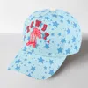 Fashnzfab Howdy Cowboy Boots Pointed Star Pattern Printed Baseball Cap In Blue