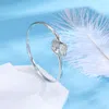 Fashnzfab Hug Bracelet (adjustable) In Silver