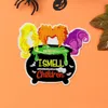 Fashnzfab I Smell Children Message Halloween Cauldron Iron On Patch In Multi
