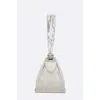 Shop Fashnzfab Iconic Rhinestone Top Handle Iconic Clutch Bag