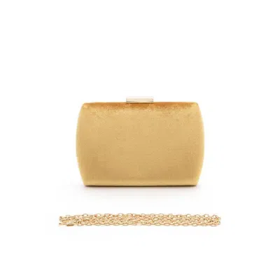 Fashnzfab Iconic Velvet Box Clutch