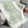 Fashnzfab Initial H Patterned Reversible Throw Blanket