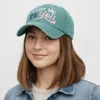 Fashnzfab Its Not Me Its You Message Embroidered Bold Stitch Baseball Cap In Green