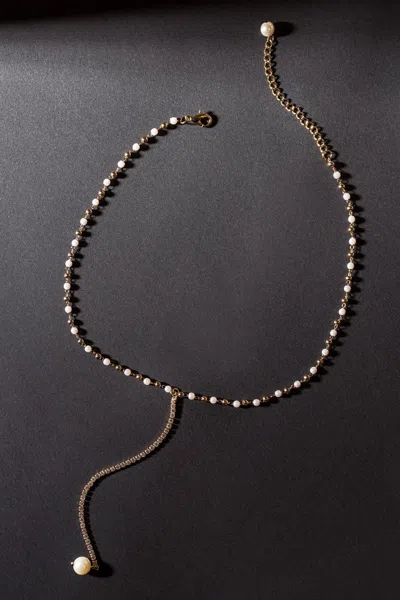 Fashnzfab Janis Savitt Necklace In Gold