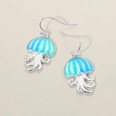 Fashnzfab Jellyfish Charm Drop Dangle Earrings In Multi