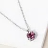 Fashnzfab June - Birthstone Pendant Necklace In Metallic