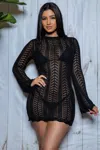 Fashnzfab Kinsley Crochet Mini Dress