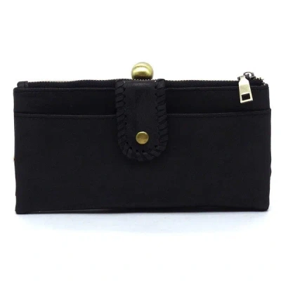 Fashnzfab Kiss Lock Crossbody Clutch Cell Phone Wallet