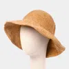 Fashnzfab Knitted Bucket Hat In Brown
