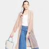 Fashnzfab Laced Long Sleeve Poncho In Neutral