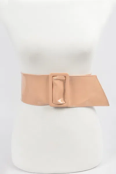Fashnzfab Leather Cross Body Strap Clutch In Brown