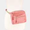 Fashnzfab Leather Crossbody Bag / Fanny Pack Dual In Pink