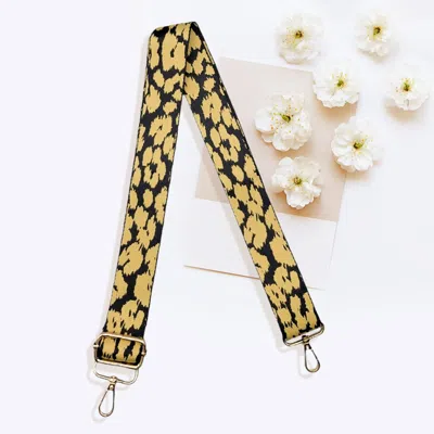 Fashnzfab Leopard Patterned Bag Strap In Multi