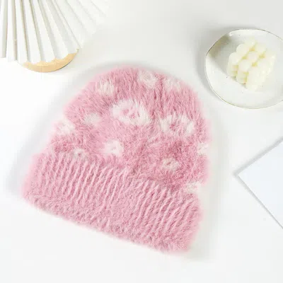 Fashnzfab Leopard Patterned Bucket Hat In Pink