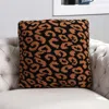 Fashnzfab Leopard Patterned Cushion Cover In Brown