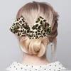Fashnzfab Leopard Patterned Deft Bun Maker Hairband In Brown