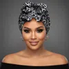 Fashnzfab Leopard Patterned Knot Turban Hair Wrap In Multi