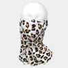 Fashnzfab Leopard Print Face Tube Mask / Scarf In Sand