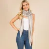 Fashnzfab Leopard Print Scarf In Multi