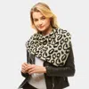 Fashnzfab Leopard Print Tube Scarf In Multi