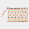 Fashnzfab Leopard Tribal Pattern Pouch Clutch Bag In Pink