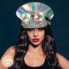 Fashnzfab Light Up Solid Fisherman Goggle Hat In Silver