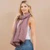 Fashnzfab Lightweight Crinkle Textured Sheer Scarf / Open Front Kimono Poncho Wrap In Pink
