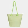 Fashnzfab Linear Shoulder Bag In Green