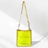 Fashnzfab London Paris New York Milan City Name Printed Transparent Crossbody Bag In Multi