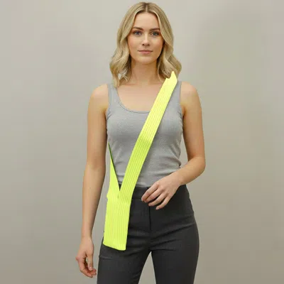 Fashnzfab Long Ribbed Knit Stretch Phone Pouch Phone Holder In Multi