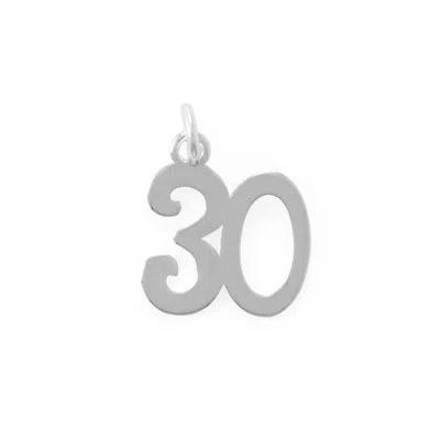 Fashnzfab Looking Good! Polished 30 Charm In Metallic