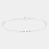 Fashnzfab Love Thin Metal Hook Bracelet Rhodium In Multi
