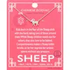 Fashnzfab Lunar 12 Zodiac White Gold Dipped Cz Sheep Pendant Necklace In Multi