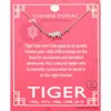 Fashnzfab Lunar 12 Zodiac White Gold Dipped Cz Tiger Pendant Necklace In Metallic