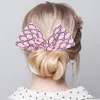 Fashnzfab Luxury Patterned Deft Bun Maker Hairband In Pink