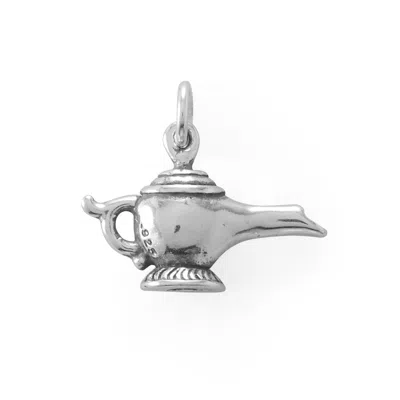 Fashnzfab Make A Wish! Oxidized 3d Magic Lamp In Pink