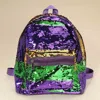 Fashnzfab Mardi Gras Sequin Backpack Bag In Multi