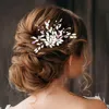 Fashnzfab Marquise Rhinestone Embellished Hair Comb In Multi