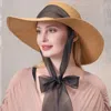 Fashnzfab Mesh Ribbon Floppy Straw Sun Hat In Green