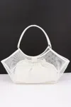 Fashnzfab Mesh Tote Bag With Removable Liner In Multi