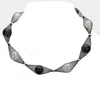 Fashnzfab Mesh Tube Pearl Bracelet / Necklace Black, Cream In Multi