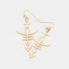 Fashnzfab Metal Anchor Dangle Earrings In Multi