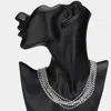 Fashnzfab Metal Ball Multi Layered Strand Necklace In Metallic