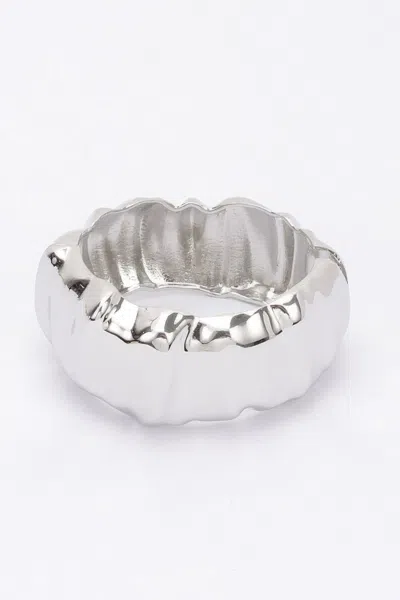 Fashnzfab Metal Bracelet In Gold